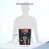 HUL Pureit Vital Plus Mineral RO+UV+MP 6 Stage, 7L Wall mount Water Purifier with FiltraPower technology (Black) - Image 2