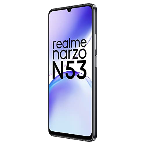 realme narzo N53 (Feather Black, 8GB+128GB) 33W Segment Fastest Charging | Slimmest Phone in Segment | 90 Hz Smooth Display - Image 4