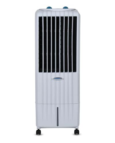 Symphony Diet 12T Personal Tower Air Cooler for Home with Honeycomb Pad, Powerful Blower, i-Pure Technology and Low Power Consumption (12L, White)