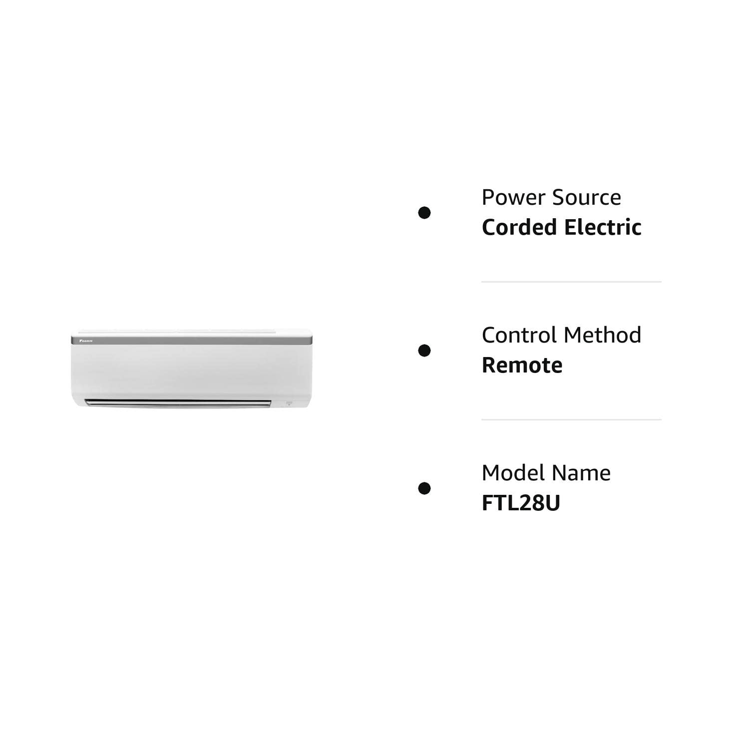 Daikin 0.8 Ton 3 Star, Fixed Speed Split AC (Copper, PM 2.5 Filter, 2022 Model, FTL28U, White) - Image 6