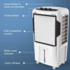 Crompton Optimus Desert Air Cooler- 65L; with 18” Fan, Everlast Pump, Large & Easy Clean Ice Chamber, Humidity Control; White & Black - Image 5