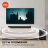 JBL Cinema SB271, Dolby Digital Soundbar with Wireless Subwoofer - Image 3