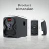 ZEBRONICS Omega 7.1 Home Theatre Speaker with 120W Output, Bluetooth v5.0, - Image 7