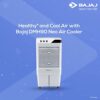 Bajaj DMH 90 Neo 90L Desert Air Cooler for home with DuraMarine Pump (2-Yr Warranty by Bajaj), Hexacool & TurboFan Technology, Ice Chamber, 90-Feet Air Throw & 3-Speed Control, White Cooler for room - Image 6