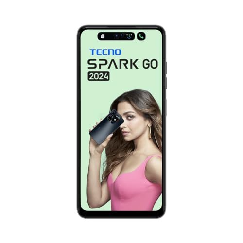 TECNO Spark GO 2024 (Gravity Black,8GB* RAM, 128GB ROM)| Segment First 90Hz Dot-in Display with Dynamic Port & Dual Speakers with DTS| 5000mAh| 10W Type-C| Fingerprint Sensor| Octa-Core Processor - Image 5