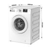 Voltas beko A Tata Product 1200 rpm 6 Kg Front Load Washing Machine with inbuilt Heater and Hygiene Wash (WFL6012B7CUSKA/WXV, White, 2023 Model) - Image 5