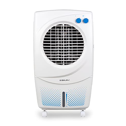 Bajaj Px 97 Torque New 36L Personal Air Cooler For Room With DuramarinePump (2-Yr Warranty By Bajaj), Turbofan Technology, Powerful Air Throw & 3-Speed Control, Portable Air Cooler For Home, White