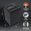 Whirlpool 6 Kg 5 Star Royal Fully-Automatic Top Loading Washing Machine (WHITEMAGIC ROYAL 6 GENX, Grey, ZPF Technology) - Image 7
