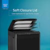 Voltas Beko 7 Kg 5 Star Fully-Automatic Top-Loading Washing Machine (WTL70, Dark Grey, 2023 Model, Monsoon Dry) - Image 6