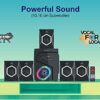 Tronica Cowin Series 5.1 Home Theater Speaker System Multimedia with FM Stereo, - Image 2