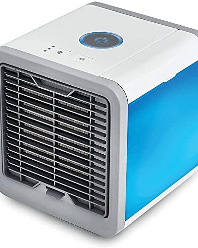 CREOODEC-Mini-cooler-for room-cooling-mini-cooler-ac-portable-air-conditioners-for Home-Office-Artic-Cooler-3-In-1-Conditioner-Humidifier-Purifier-Mini-Cooler-BLUE test product