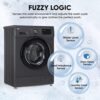 LG 7 Kg 5 Star Inverter Touch panel Fully-Automatic Front Load Washing Machine with In-Built Heater (FHM1207SDM, Middle Black, Steam for Hygiene Wash) - Image 7