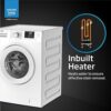 Voltas beko A Tata Product 1200 rpm 6 Kg Front Load Washing Machine with inbuilt Heater and Hygiene Wash (WFL6012B7CUSKA/WXV, White, 2023 Model) - Image 4