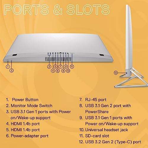 Dell 27" All-in-One PC (7720), 13th Gen Intel i7-1355U, - Image 8