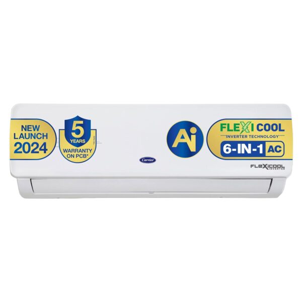 Carrier 1 Ton 3 Star AI Flexicool Inverter Split AC