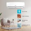 Voltas 1 Ton 3 Star, Inverter Split AC(Copper, 4-in-1 Adjustable Mode, Anti-dust Filter, 2023 Model, 123V Vectra Elegant, White) - Image 2