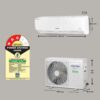 Voltas 1 Ton 3 Star, Inverter Split AC(Copper, 4-in-1 Adjustable Mode, Anti-dust Filter, 2023 Model, 123V Vectra Elegant, White) - Image 3