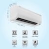 Voltas 1.5 Ton 5 Star, Inverter Split AC(Copper, 4-in-1 Adjustable Mode, Anti-dust Filter, 2023 Model, 185V Vectra Elegant,White) - Image 4