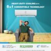 Godrej 1.5 Ton 5 Star, 5-In-1 Convertible, Inverter Split AC (Copper, Heavy Duty Cooling at 52°C, 2024 Model, AC 1.5T EI 18IINV5R32 WYS, White)  Home & Kitchen - Image 7