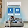 Voltas 2 Ton 3 Star, Inverter Split AC(Copper, 4-in-1 Adjustable Mode, Anti-dust Filter, 2023 Model, 243V Vectra Elite, White) - Image 6